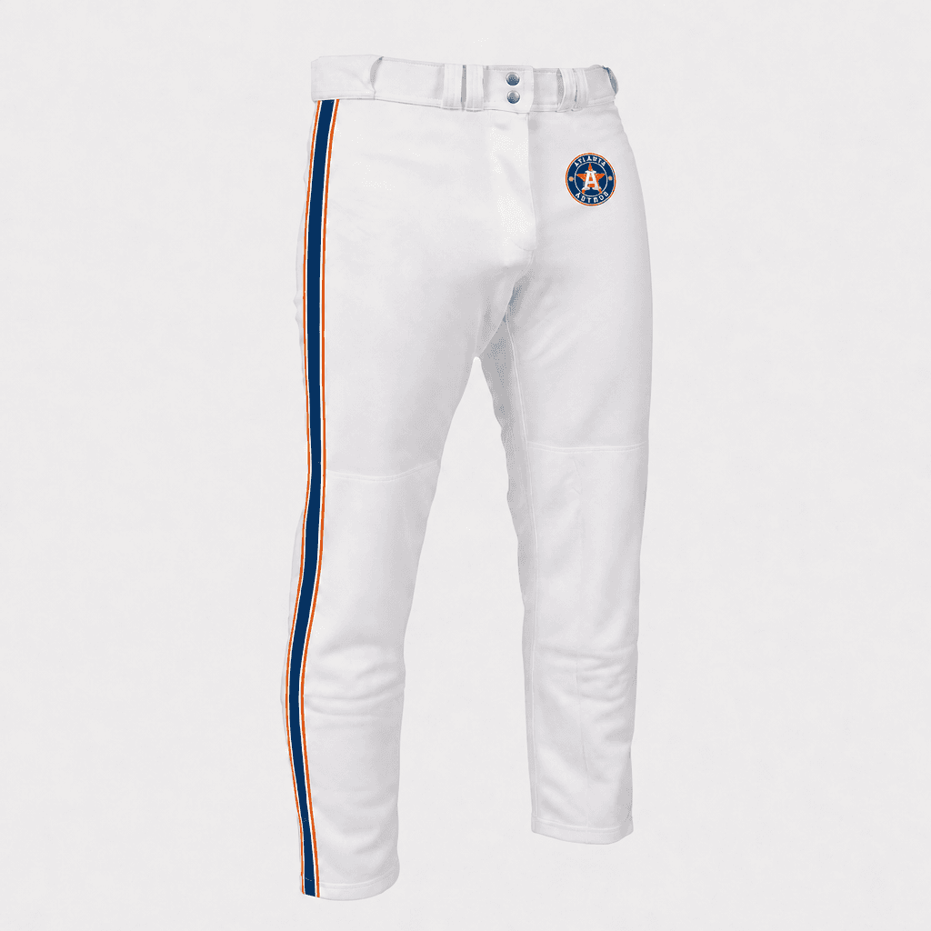 Atlanta Astros - Baseball Pants Full Length - White