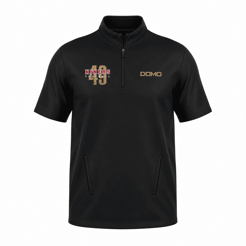 LC 49ers - 3Quarter Zip - Black