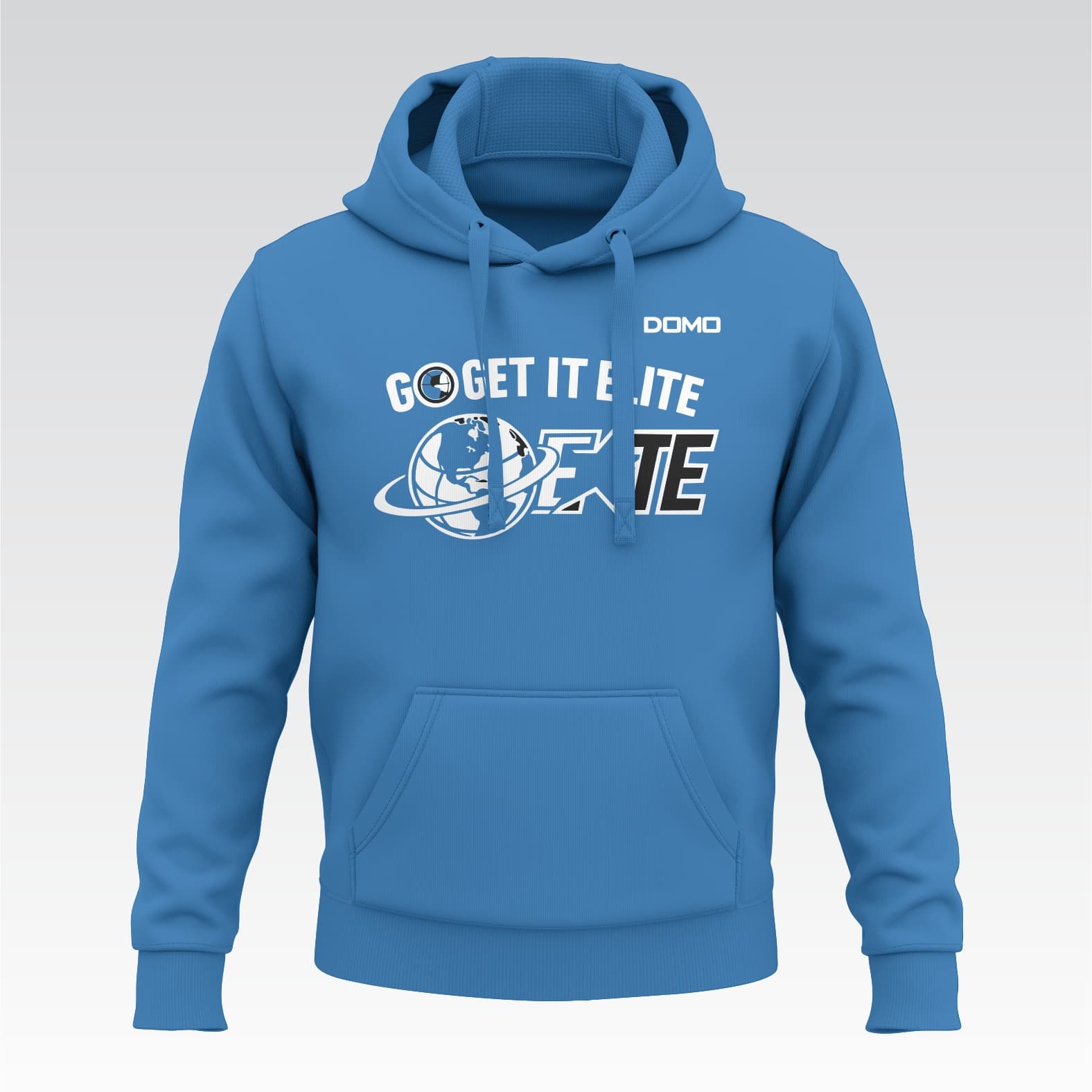 Blue hoodie