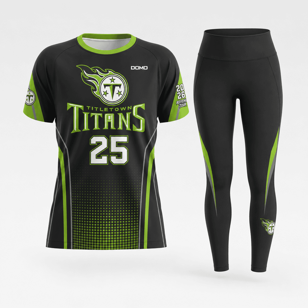 Titans Leggings Full Length - Green