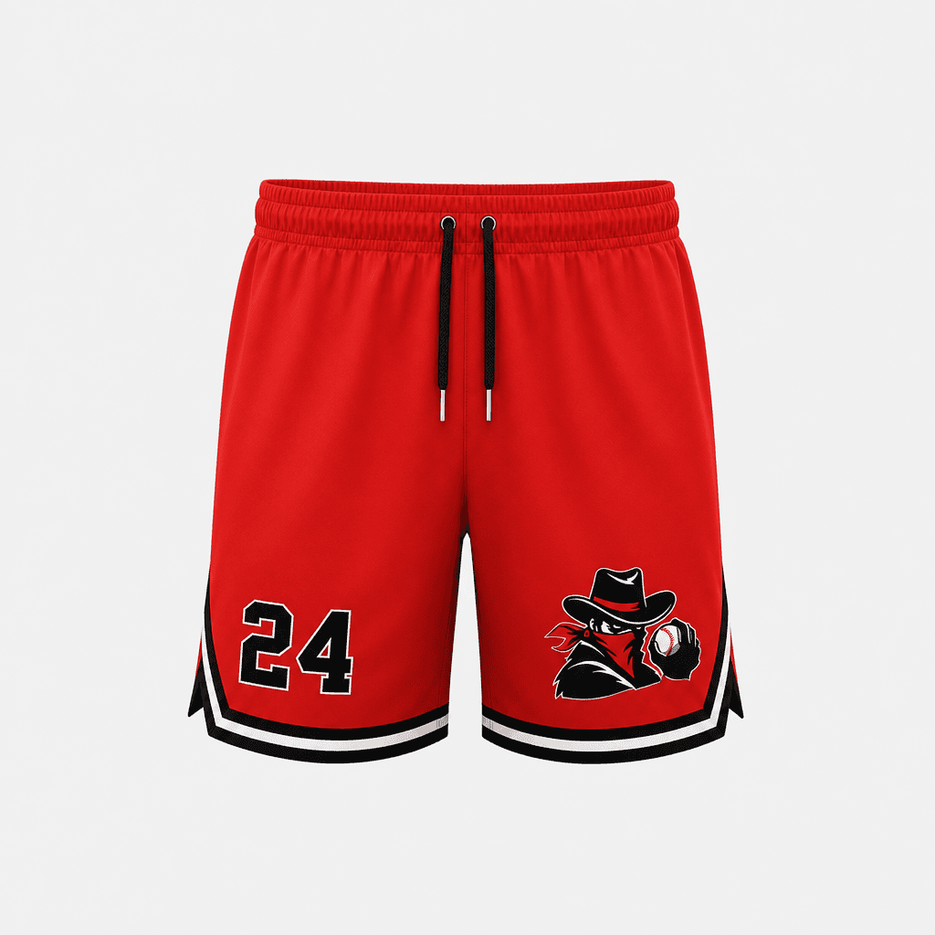 Bandits - Athletic Sublimated Shorts - No Pockets