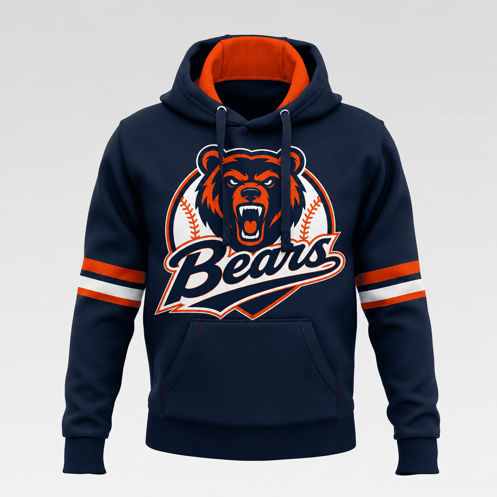 Bears - Fleece Hoodie Sublimated view 2