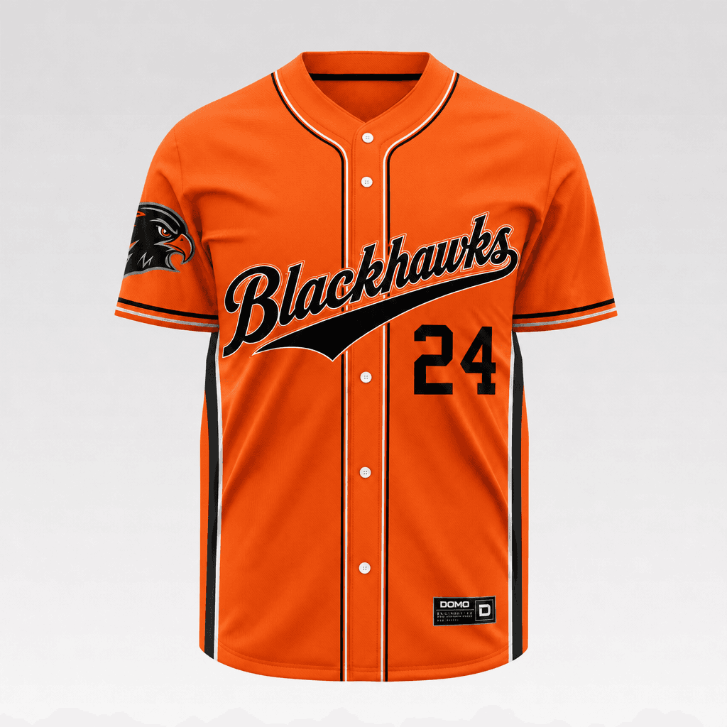 Baseball Button Up Jersey (Custom)