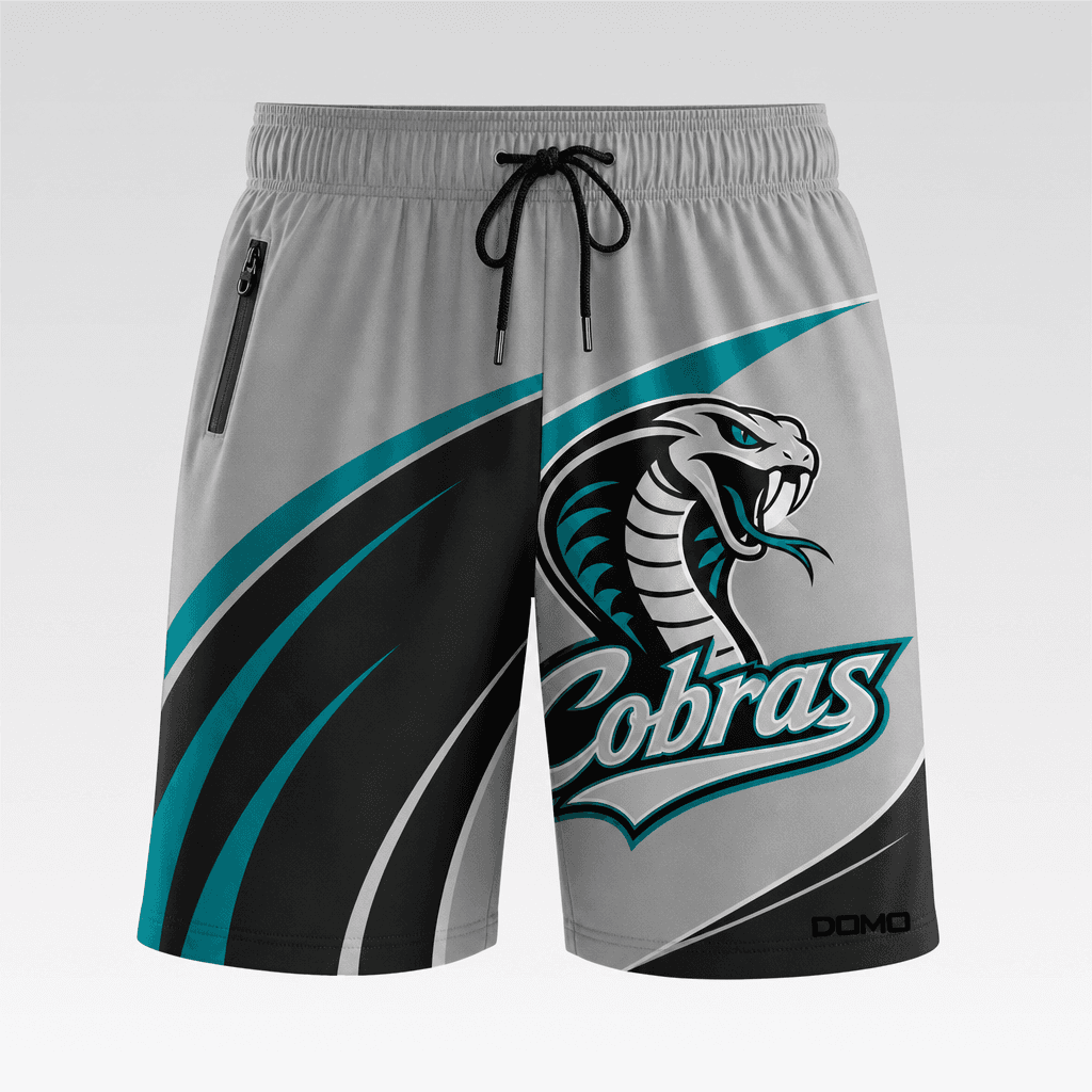 Cobras - Athletic Sublimated Shorts - WITH Pockets