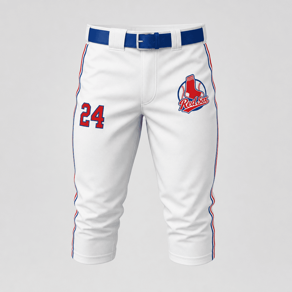 Red Sox - Baseball Pants Capris Length