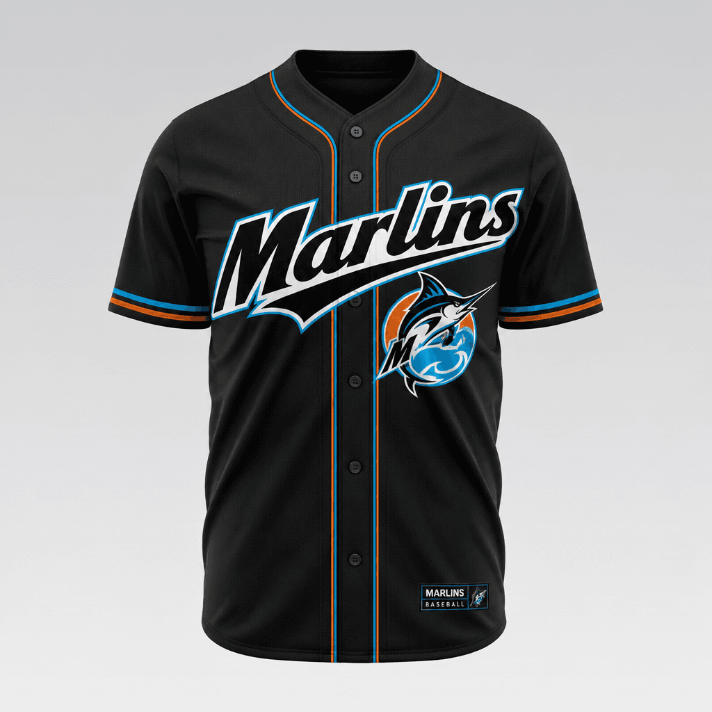 Marlins - Baseball Button Up Jersey