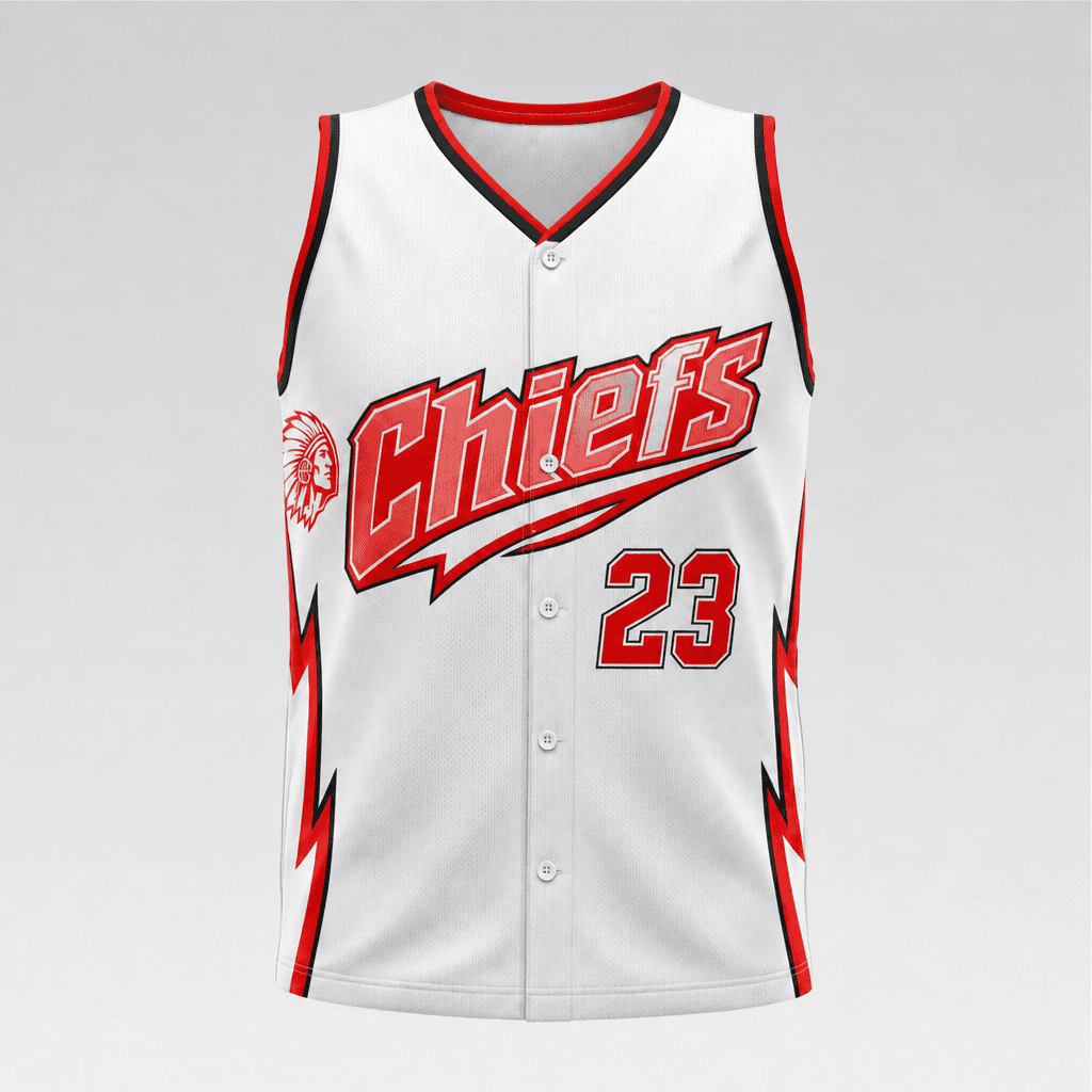 Chiefs - Basketball Jersey V-Neck Sublimated view 2