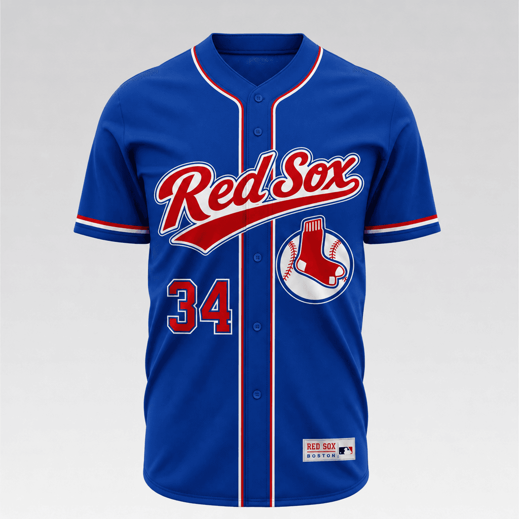 Red Sox - Baseball Button Up Jersey view 2