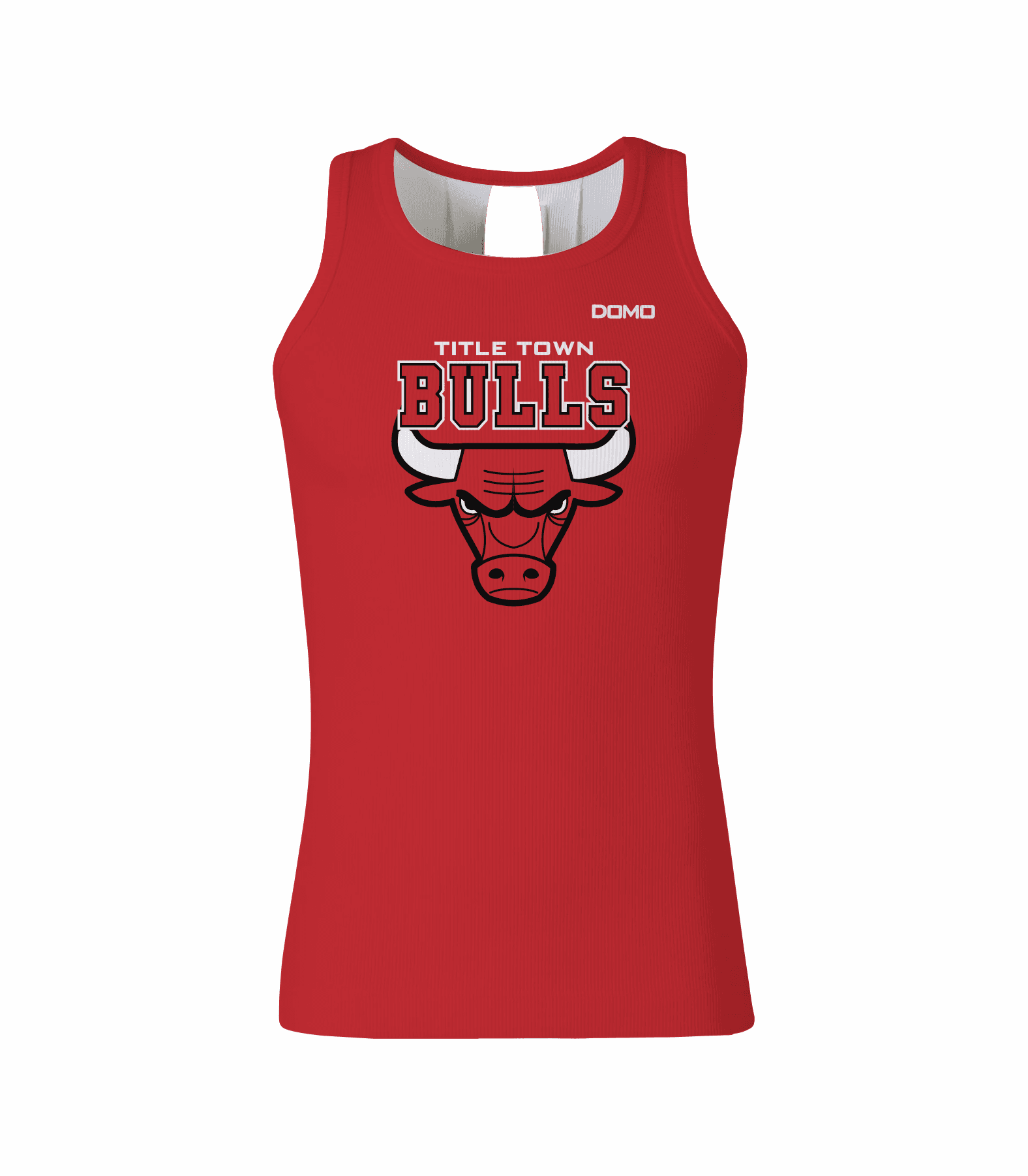 Title Town Bulls - Tank Tee Red