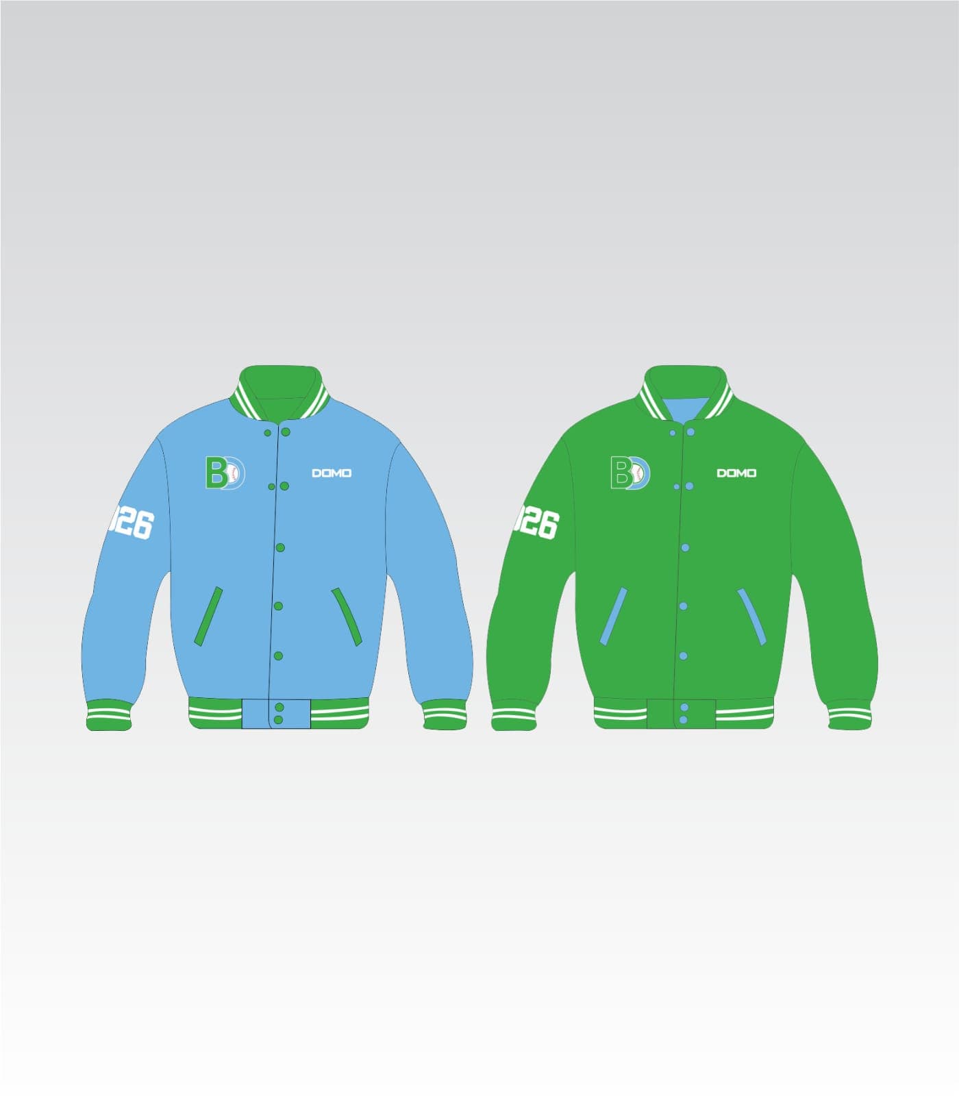 Dill Alumni Jacket Reversible (Blue and Green)