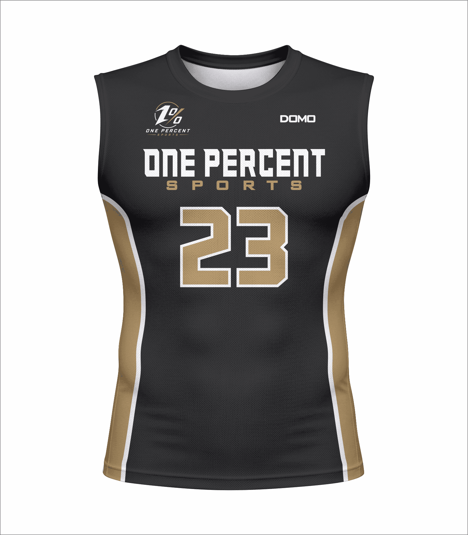 One Percent - Compression Sleeveless - Black