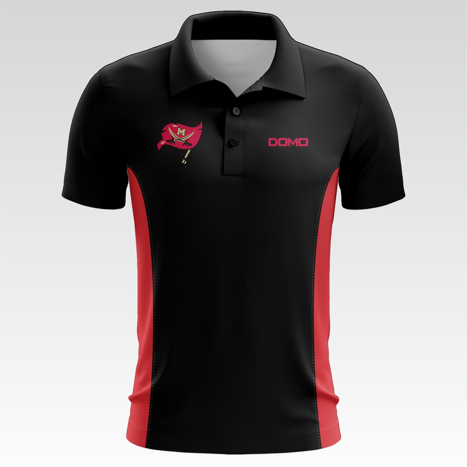 Polo Side Panel Sublimated & Embroidery