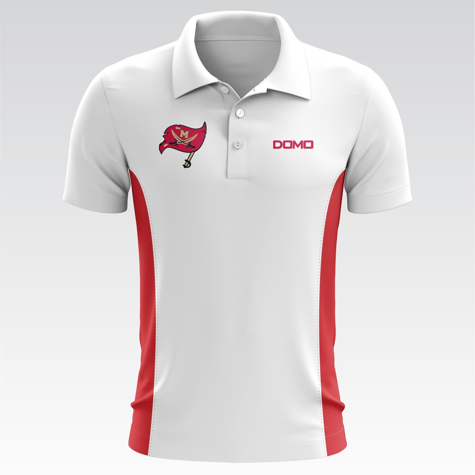 Polo Side Panel Sublimated & Embroidery view 2