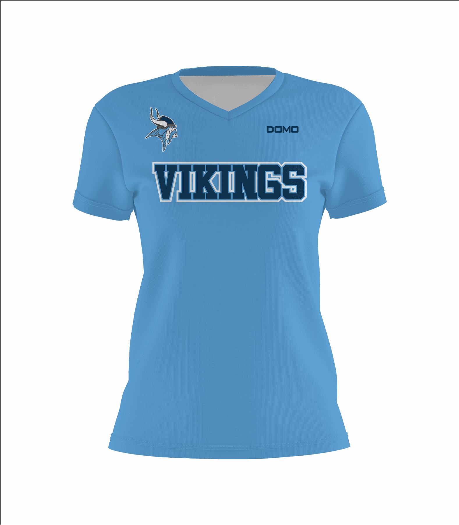 Vikings Baseball - Lady V-Neck Sublimated Custom (DriFit)