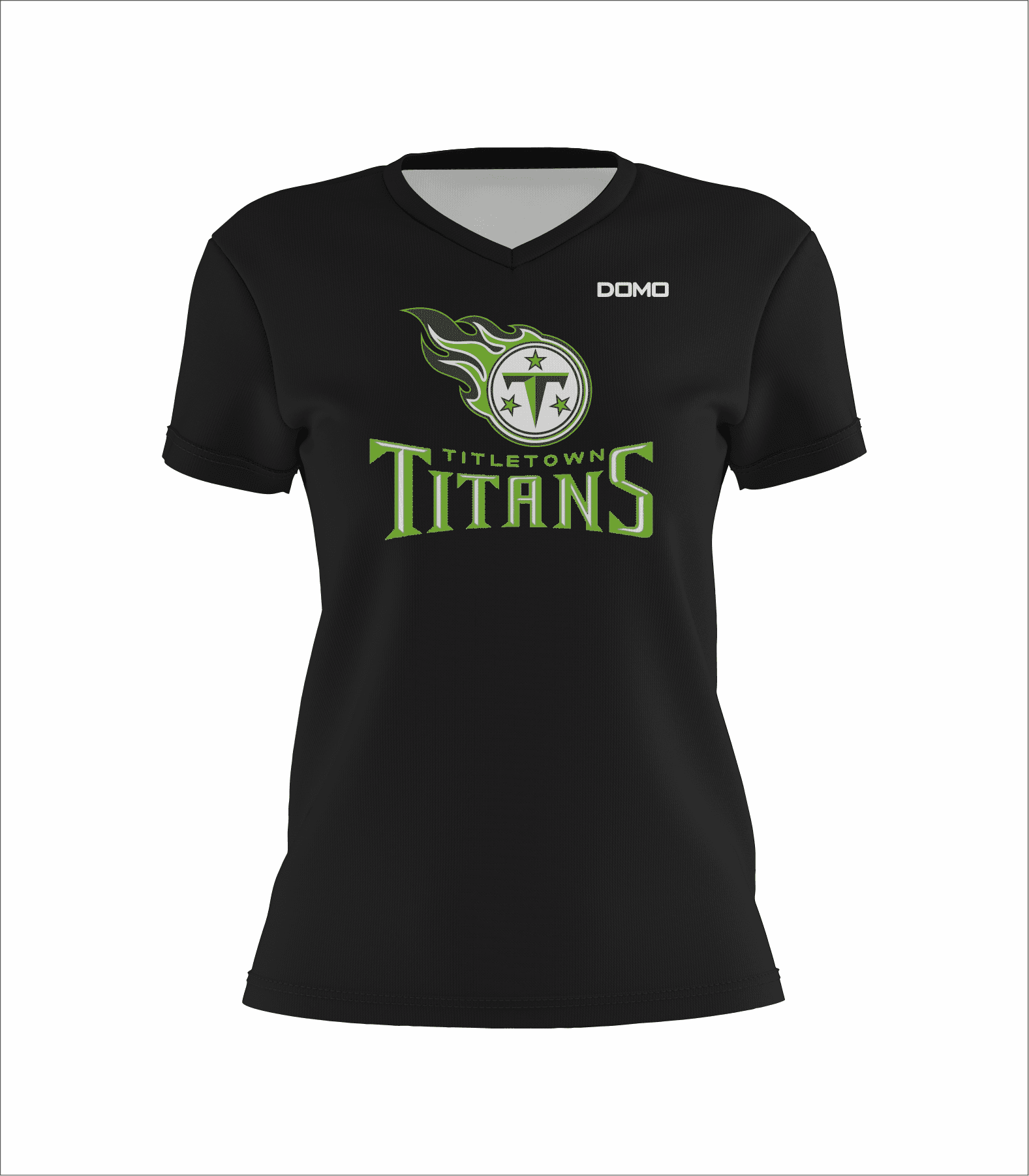 Titletown Titans - Lady V-Neck Sublimated Custom (DriFit)