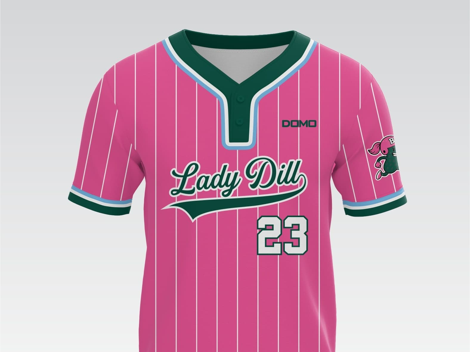 Lady Dill V-neck Jersey pink