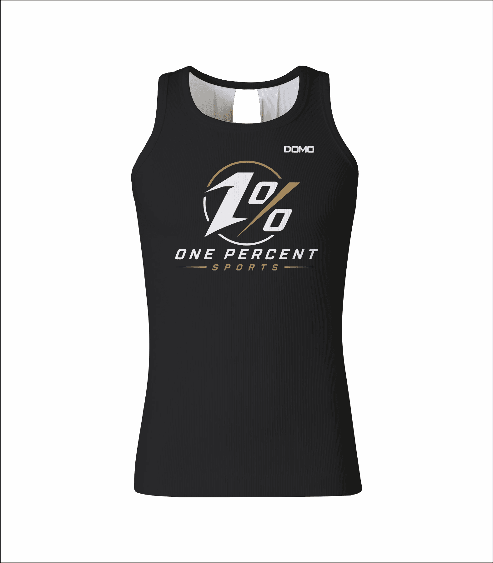 One Percent - Women Tank Tee - Black