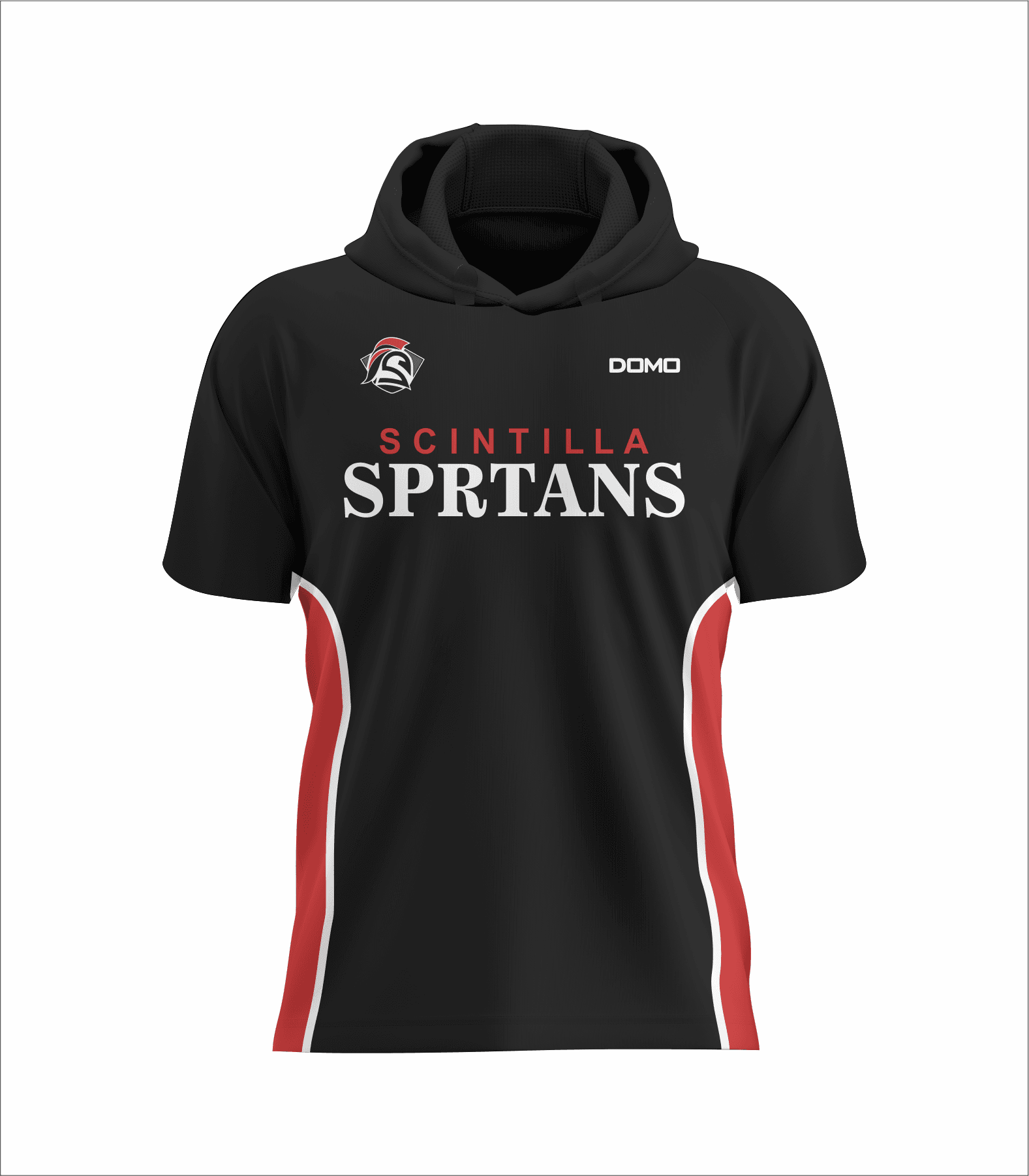 Sintilla Spartans - DriFit-TShirt-With-Hood (Custom)