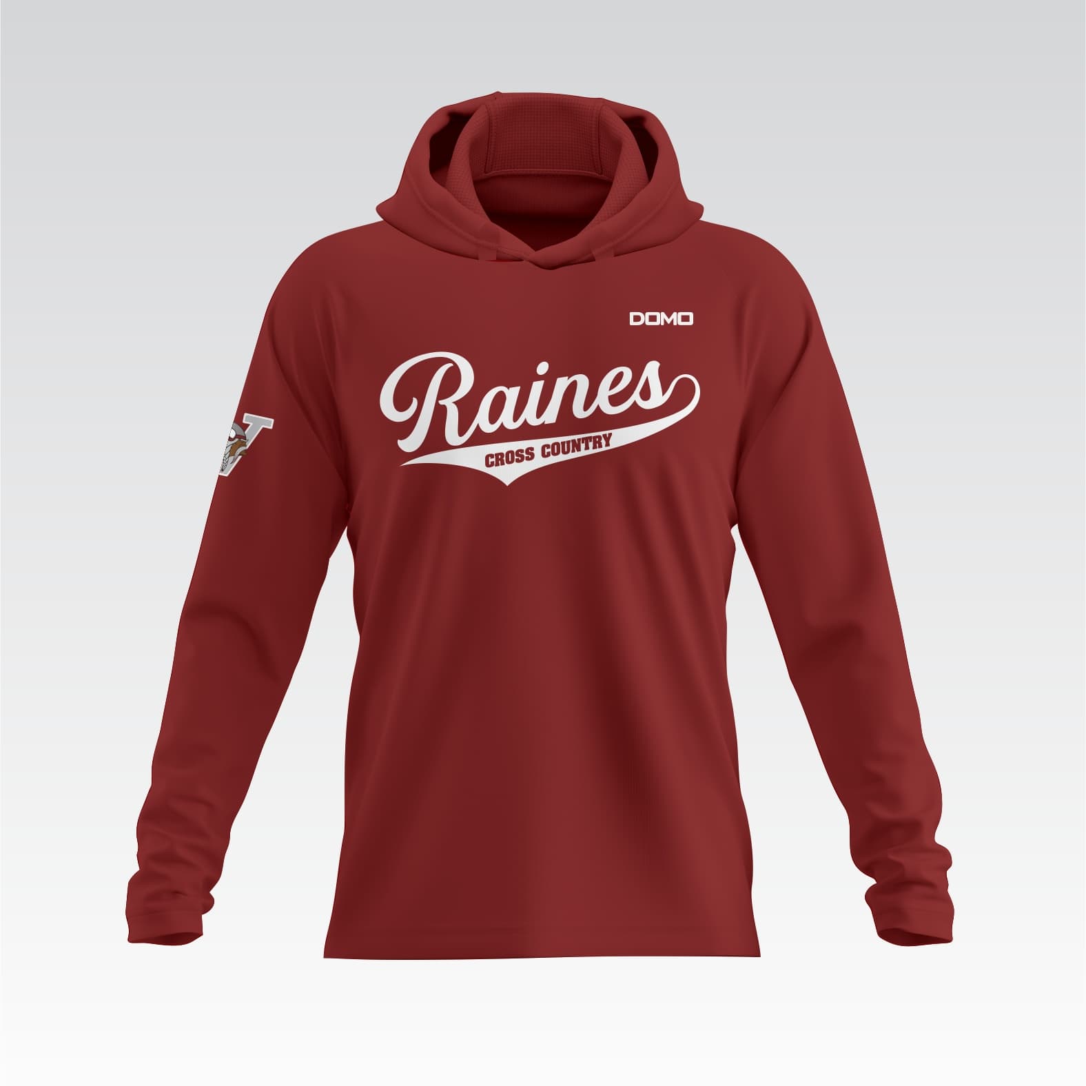 Raines Long Sleeve Shirt with Hood (Maroon)