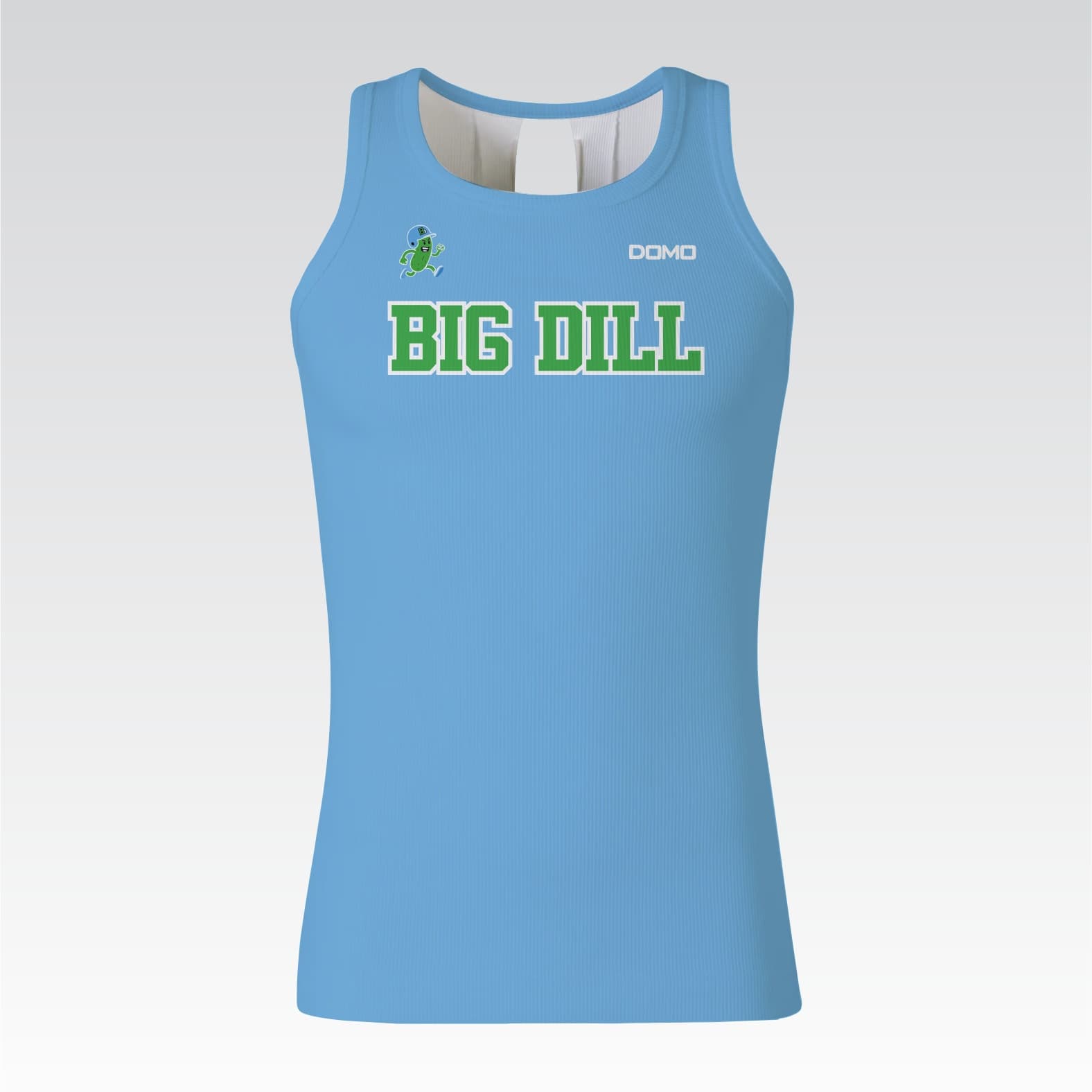 Big Dill Lady Tank Tee (Blue)