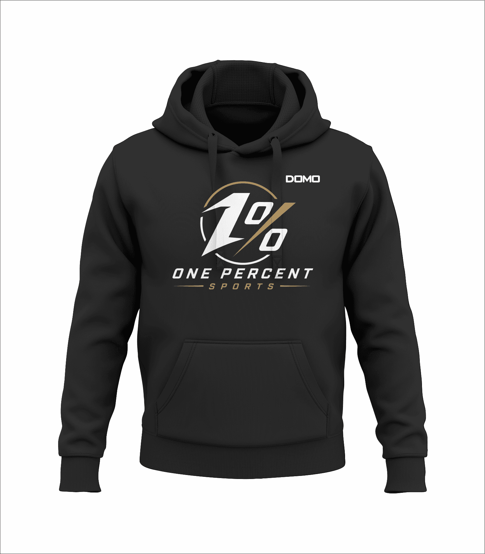 One Percent - Fleece Hoodie Embroidered Custom-Copy