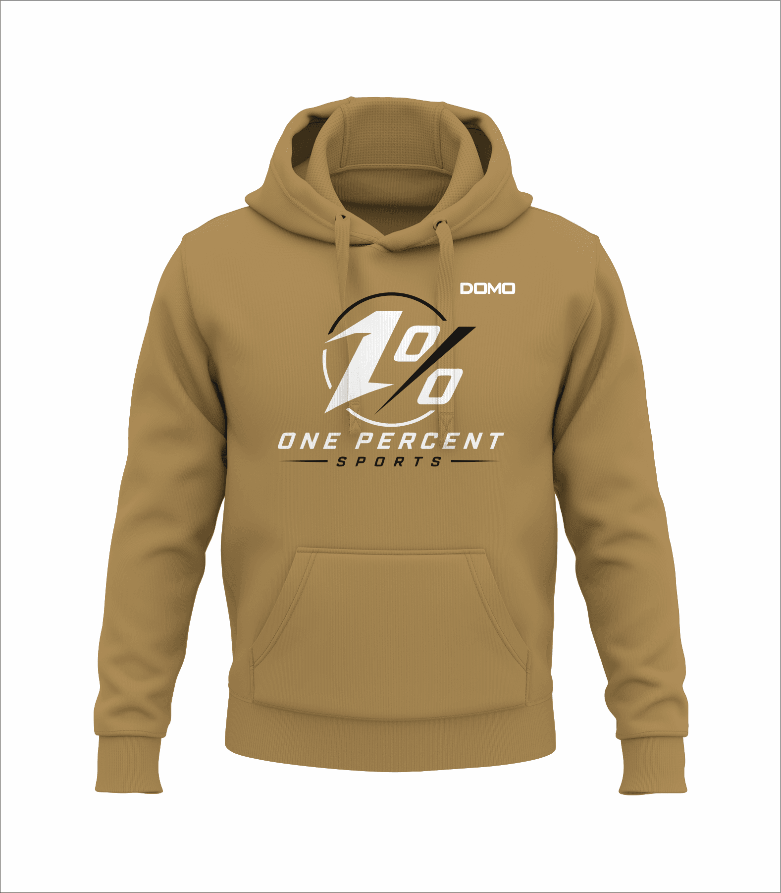 One Percent - Fleece Hoodie Embroidered Custom