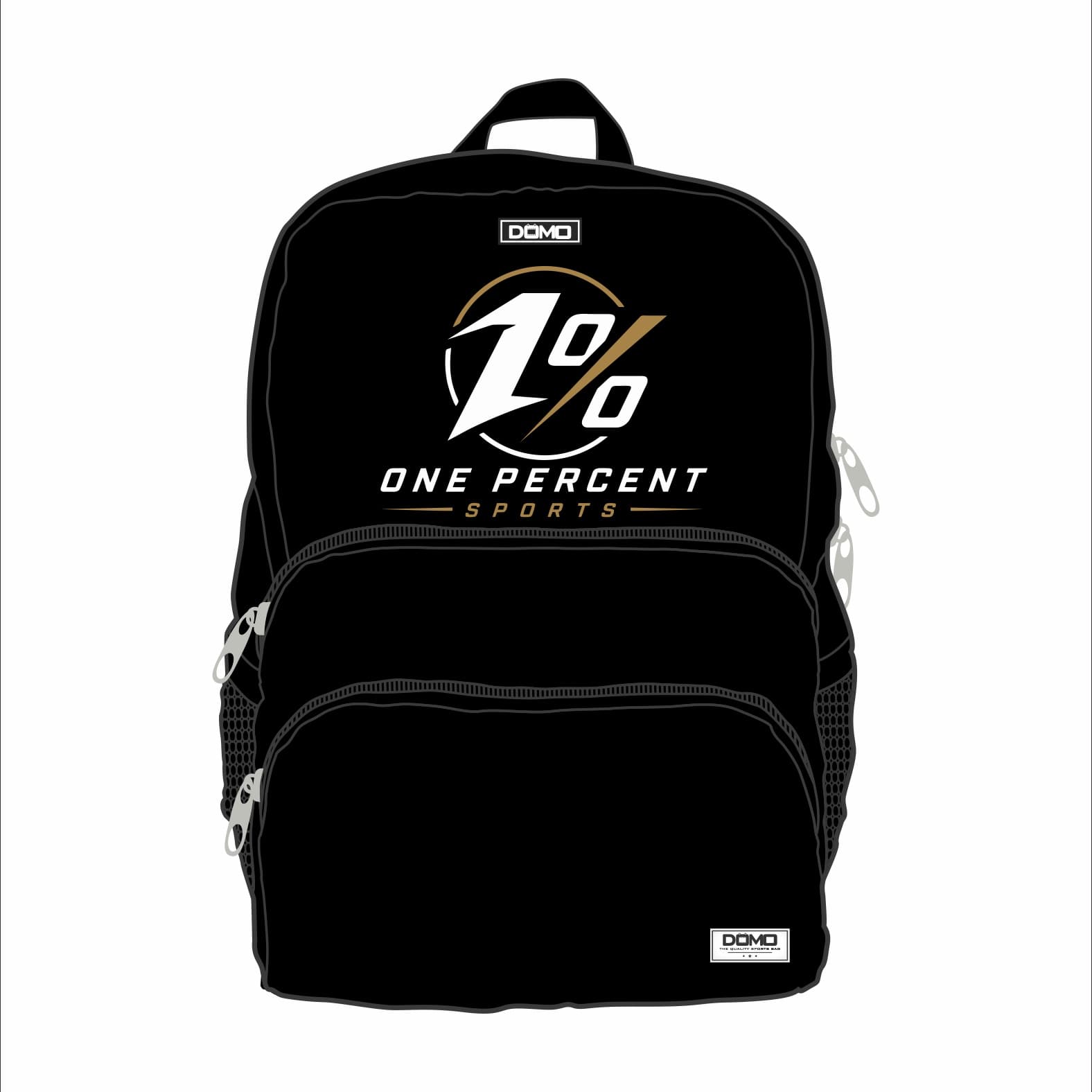 One Percent Back Pack - Black