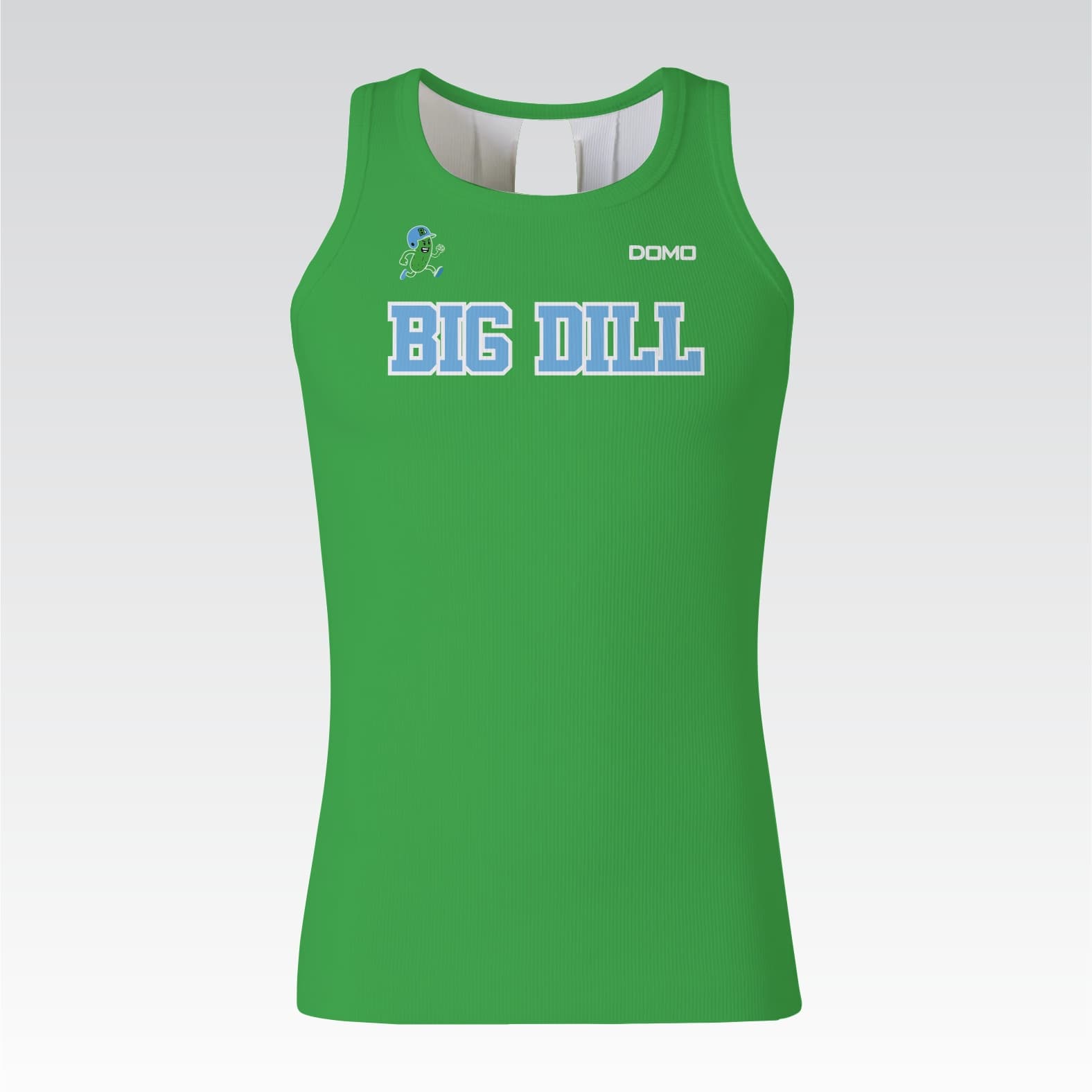 Big Dill Lady Tank Tee (Green)