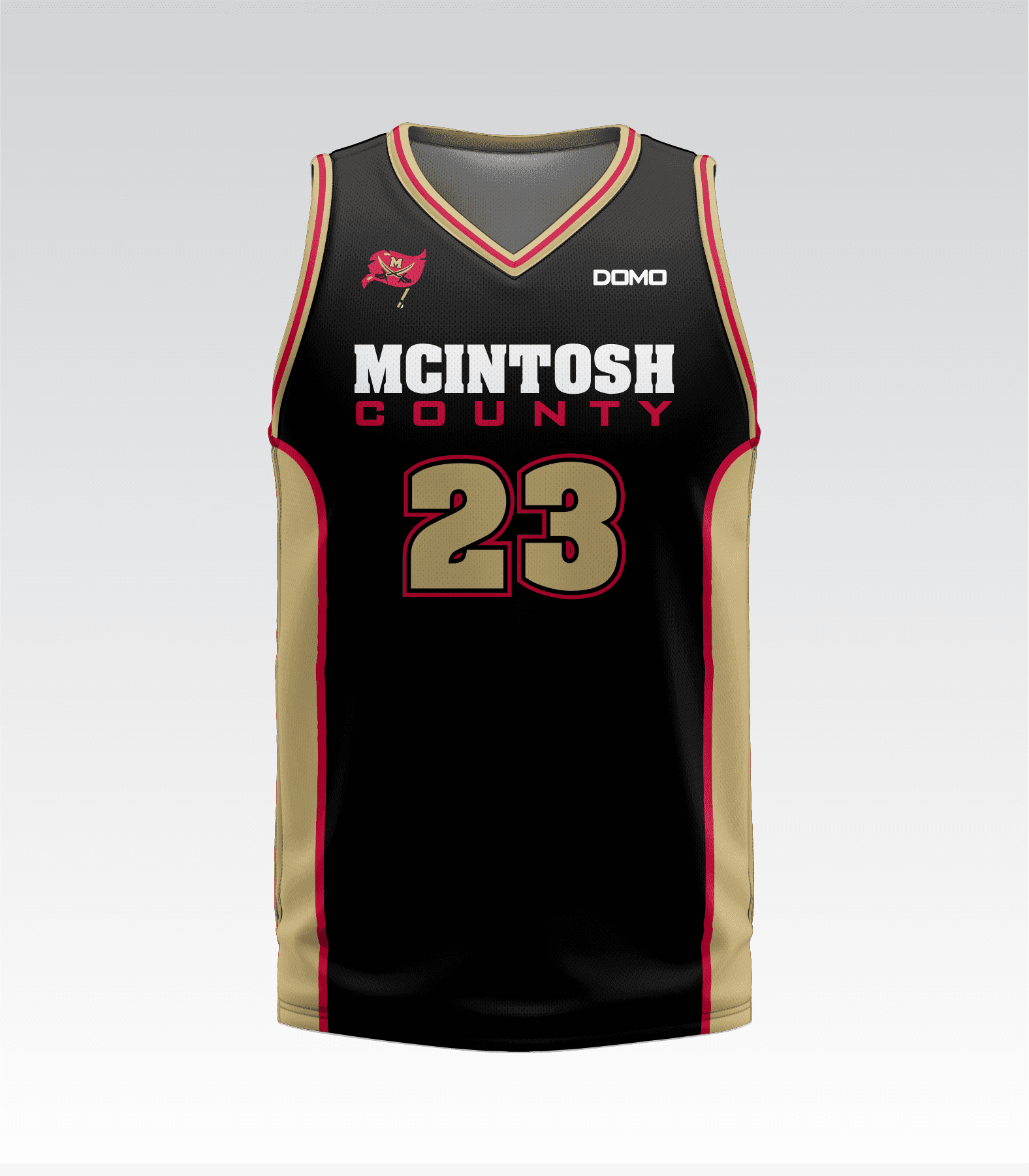 McIntosh County Academy - Basketball Jersey (Black)