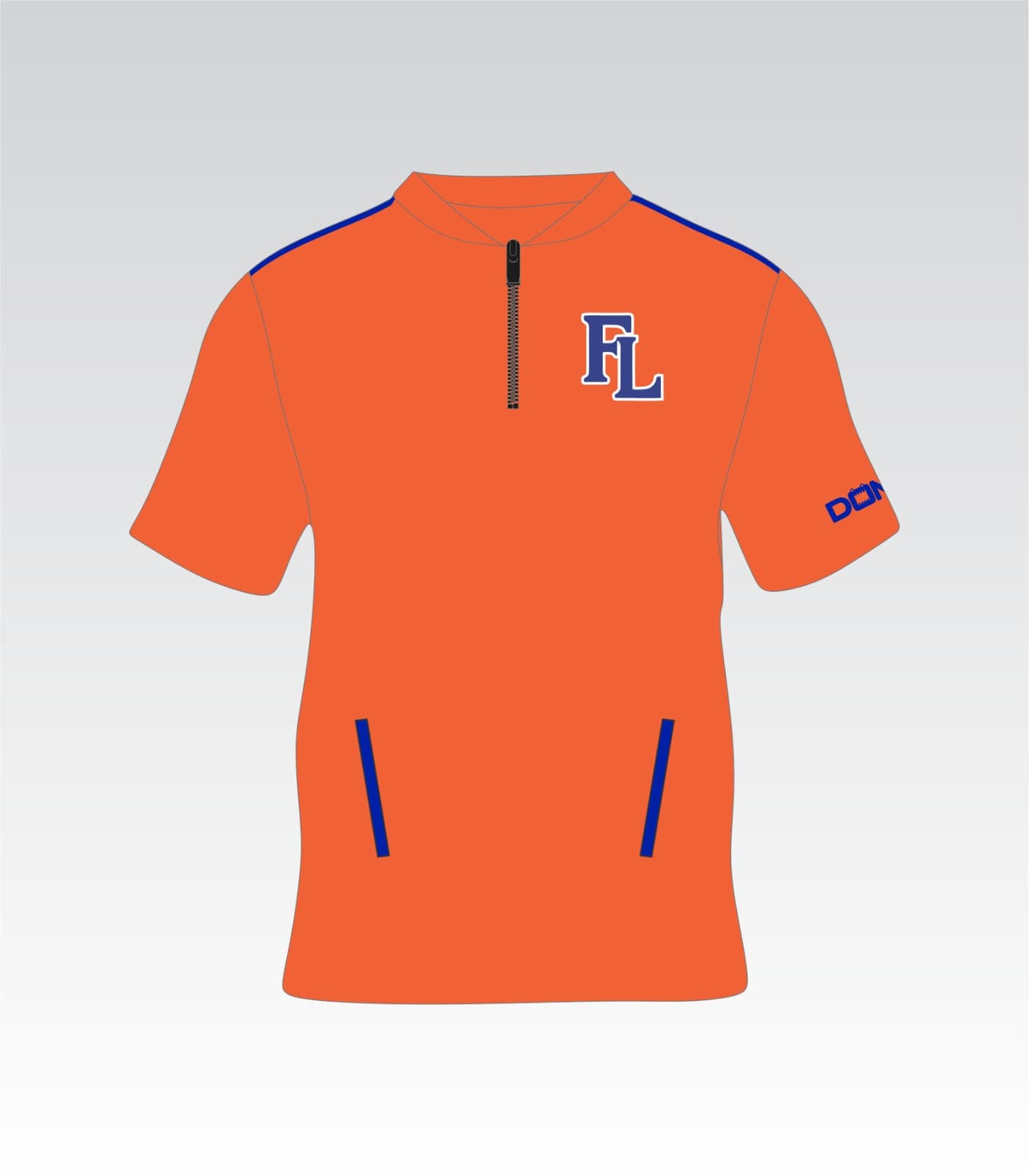 FL Mets Cage Pull Over (Orange)