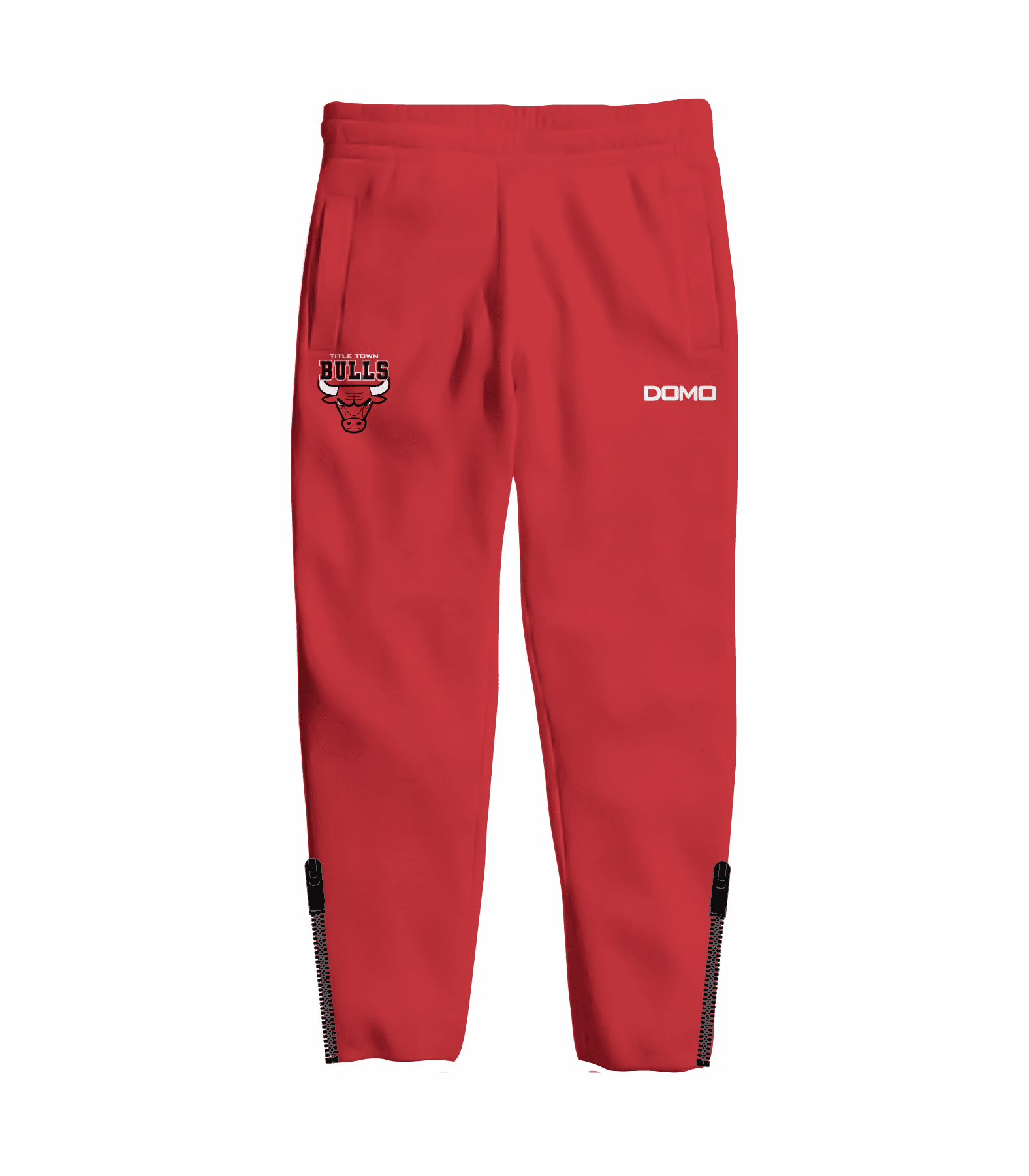 TitleTown Bulls Joggers Red