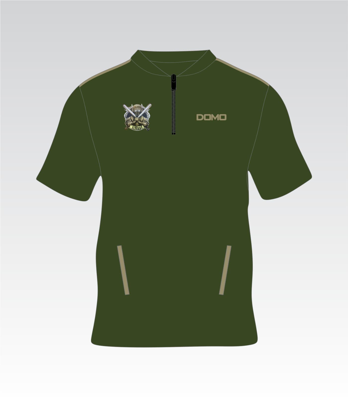 Militia Cage Pull Over (Camo green)