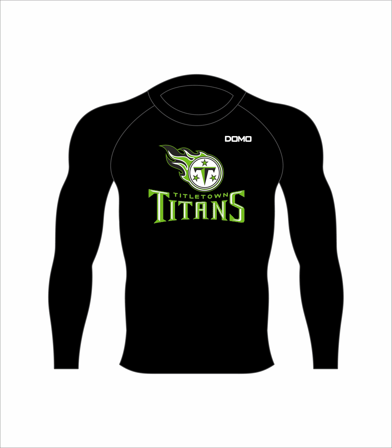 Titletown Titans - Long Sleeve Compression Shirt