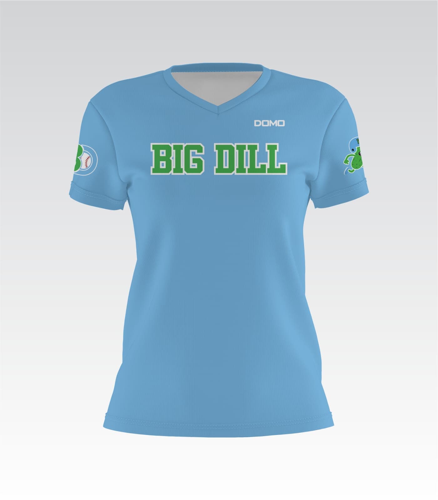 Dill Lady V-Neck Custom (Blue)