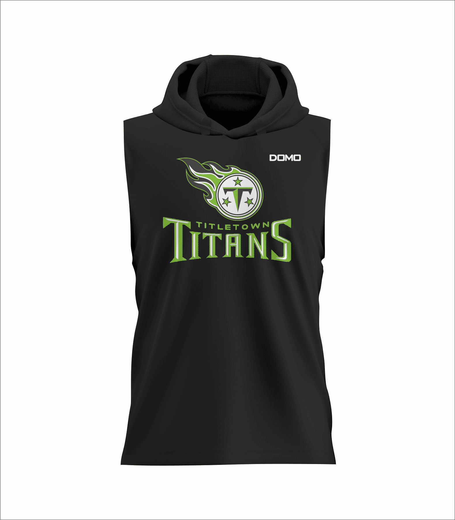 Titletown Titans - DriFit Sleeveless TShirt With Hood