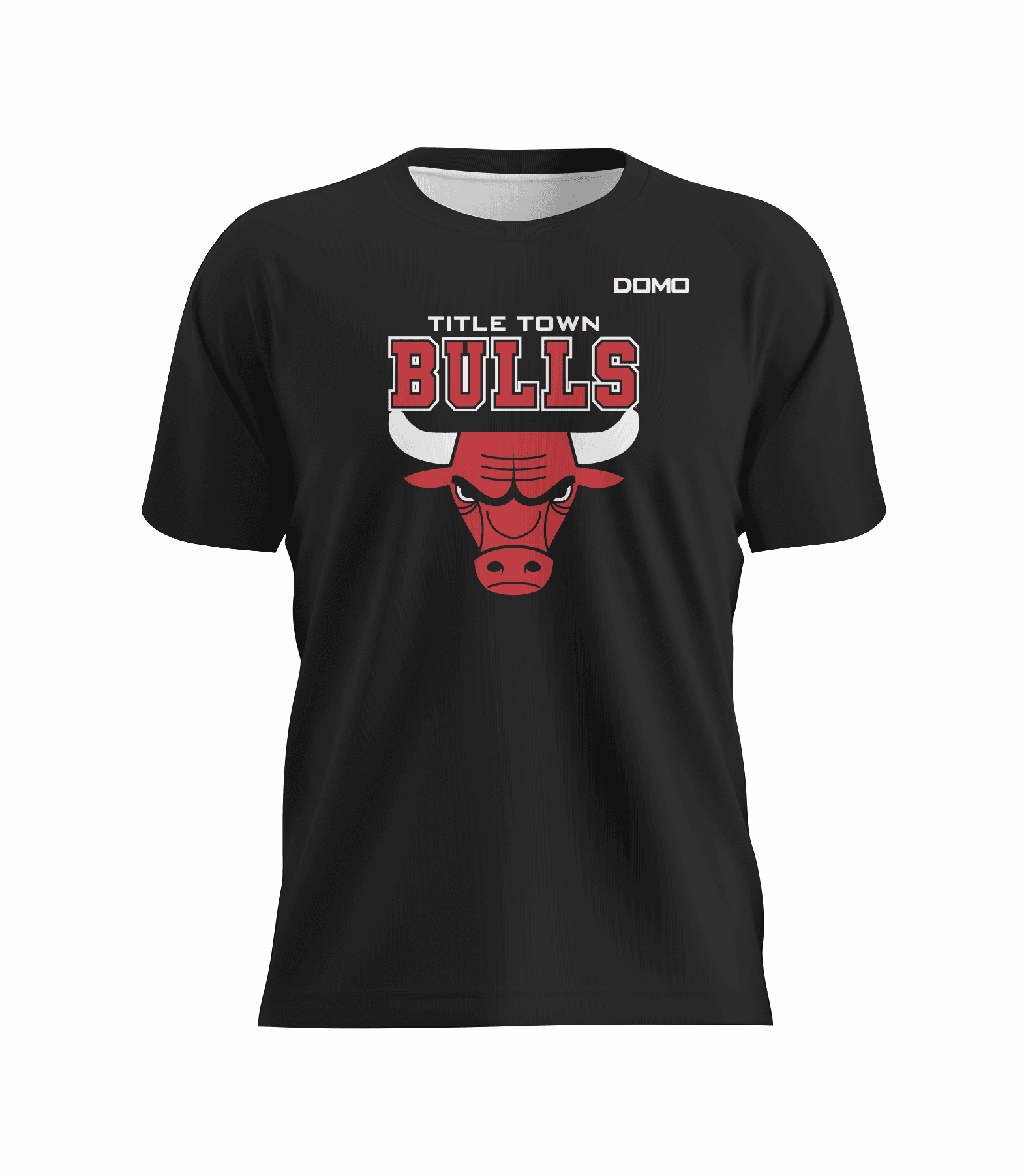 TitleTown Bulls Drifit Tshirt Black