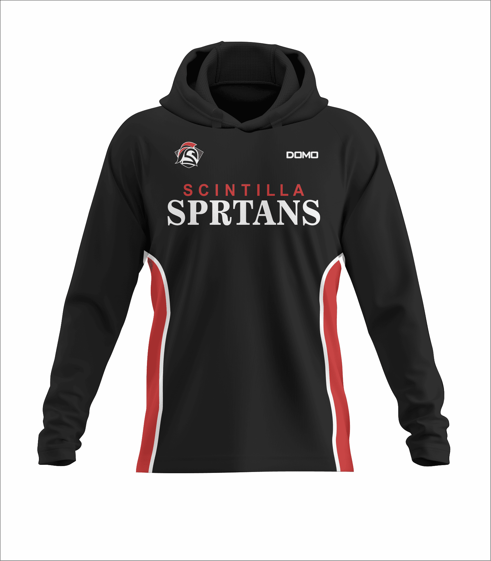 Sintilla Spartans - Long Sleeve Shirt with Hood