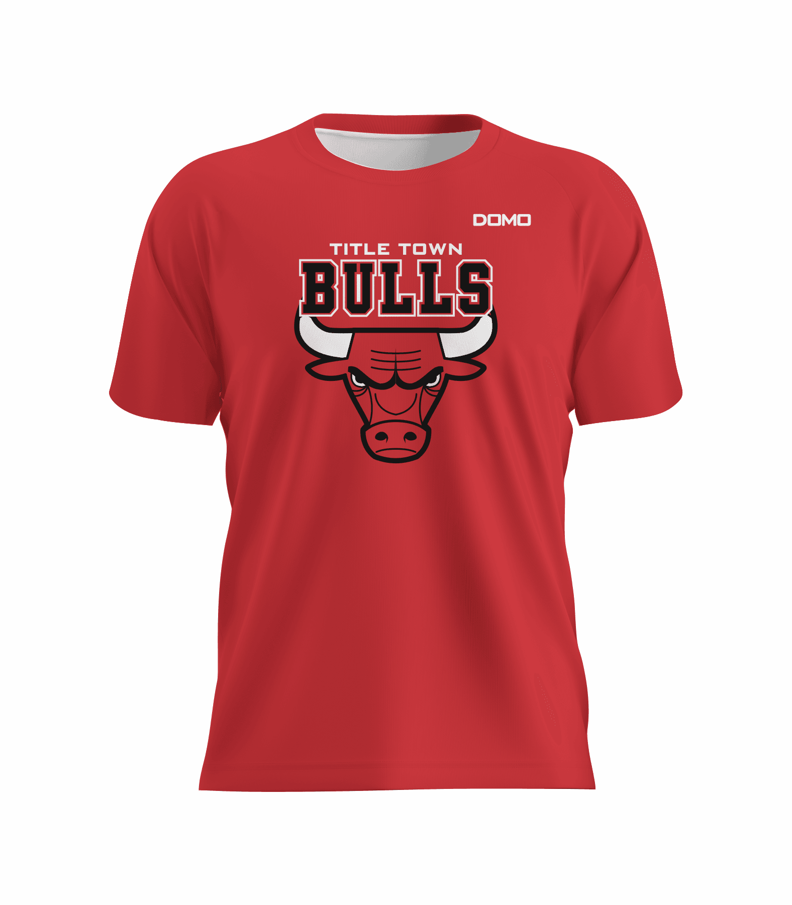 TitleTown Bulls Drifit Tshirt Red