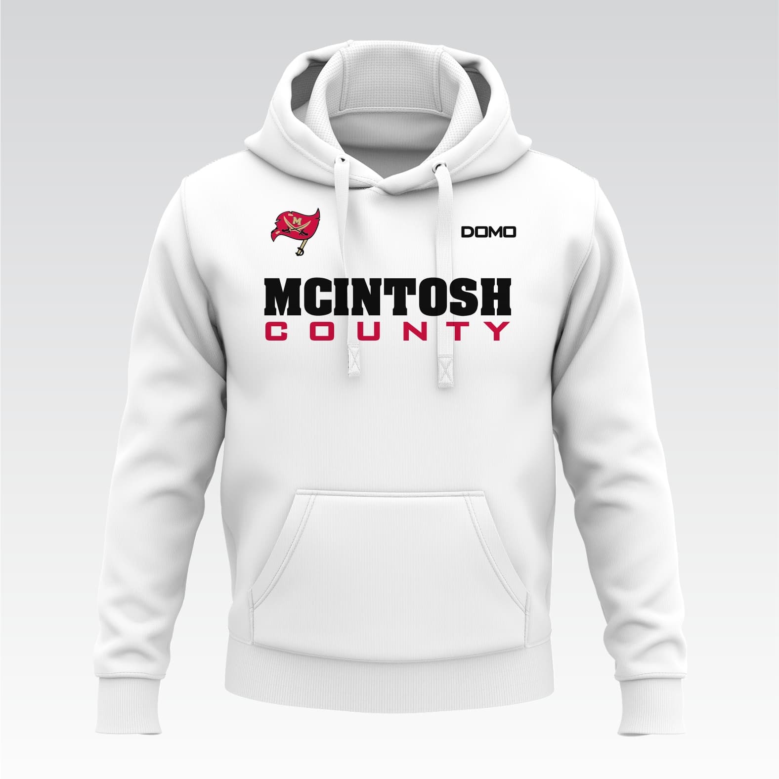 McIntosh County Hoodie White