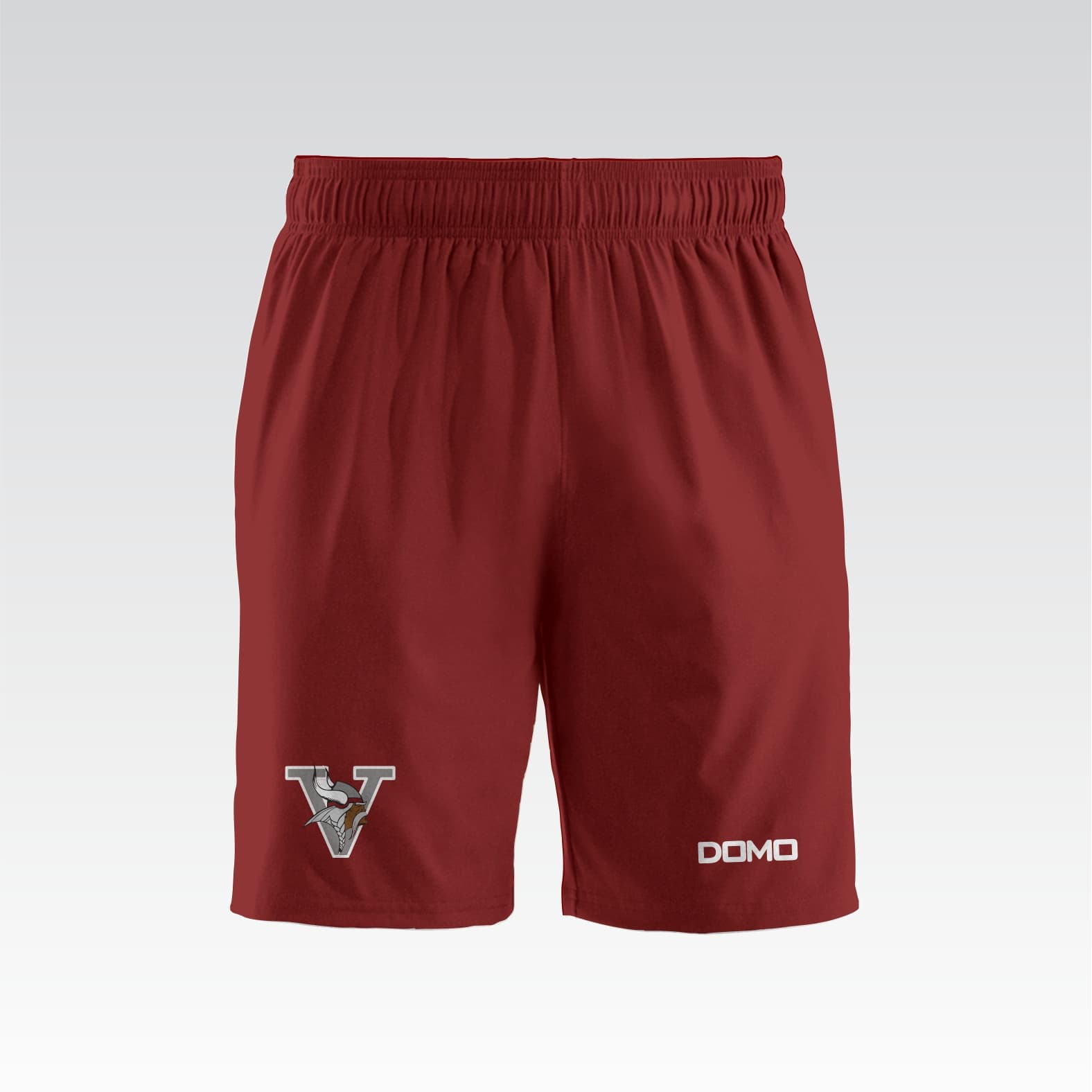 Raines Athletic Shorts (Maroon) with Pockets view 2