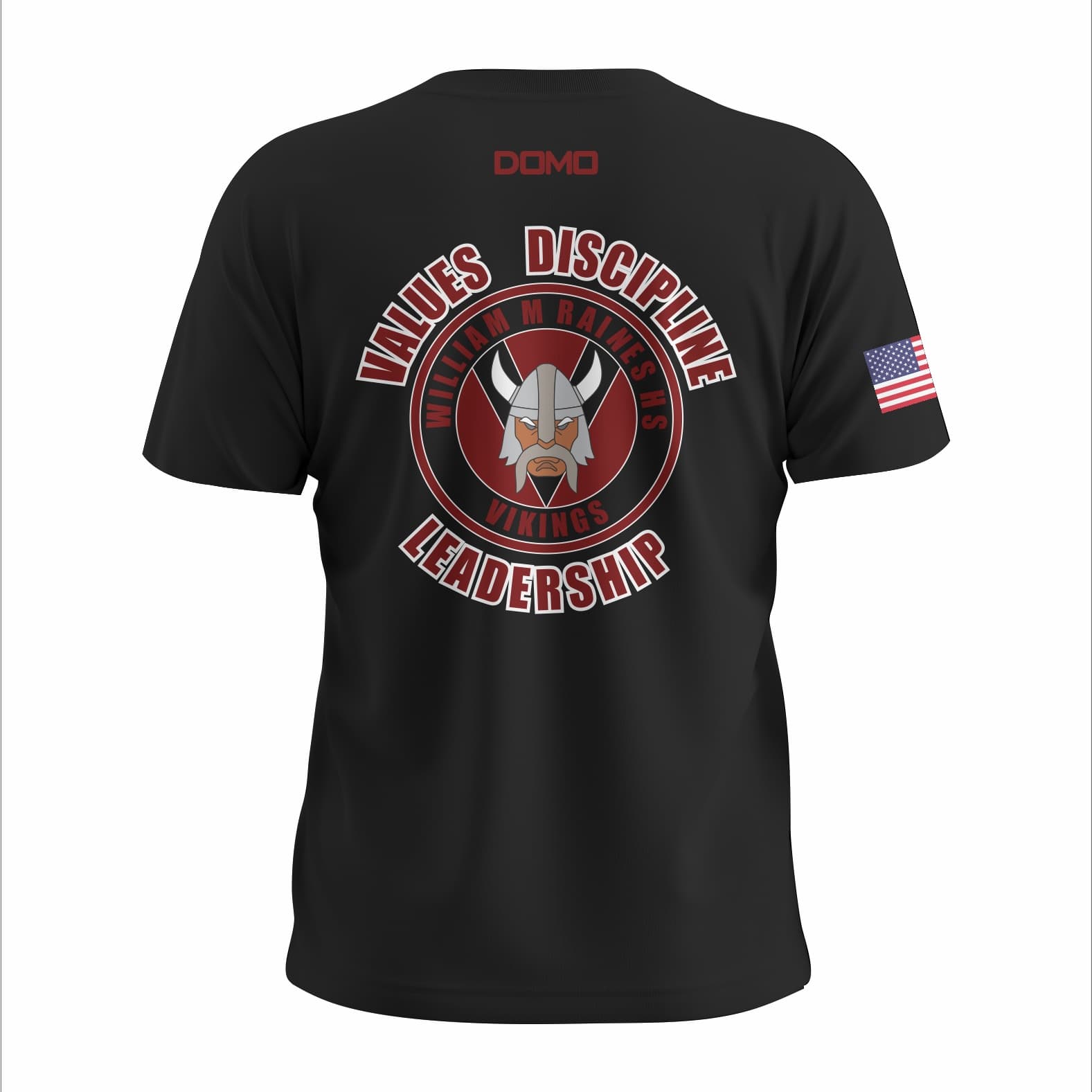 DriFit T-Shirt - Raines JROTC Black - Maroon