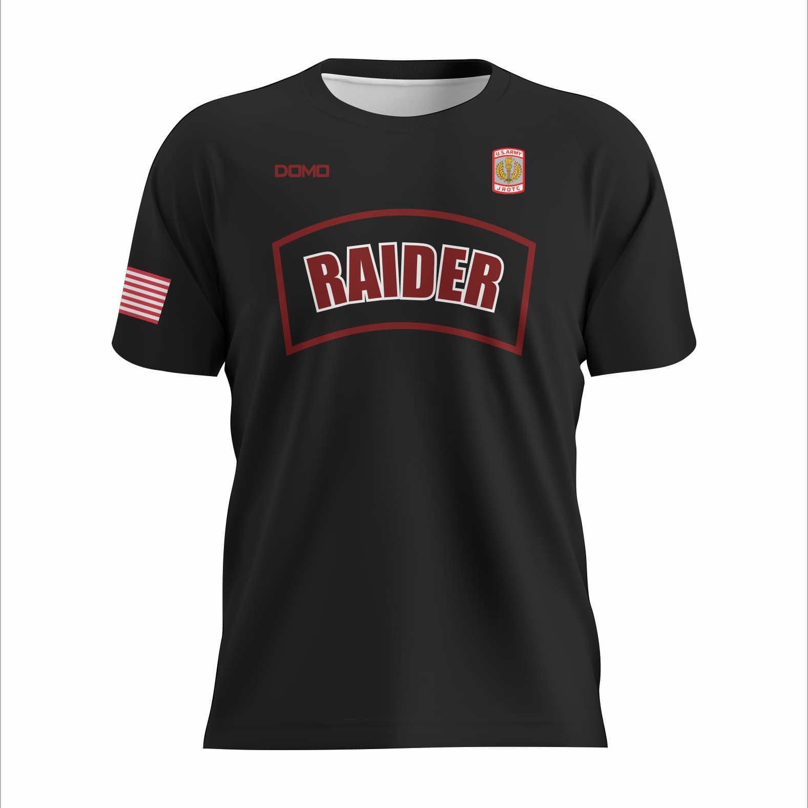 DriFit T-Shirt - Raines JROTC Black - Maroon