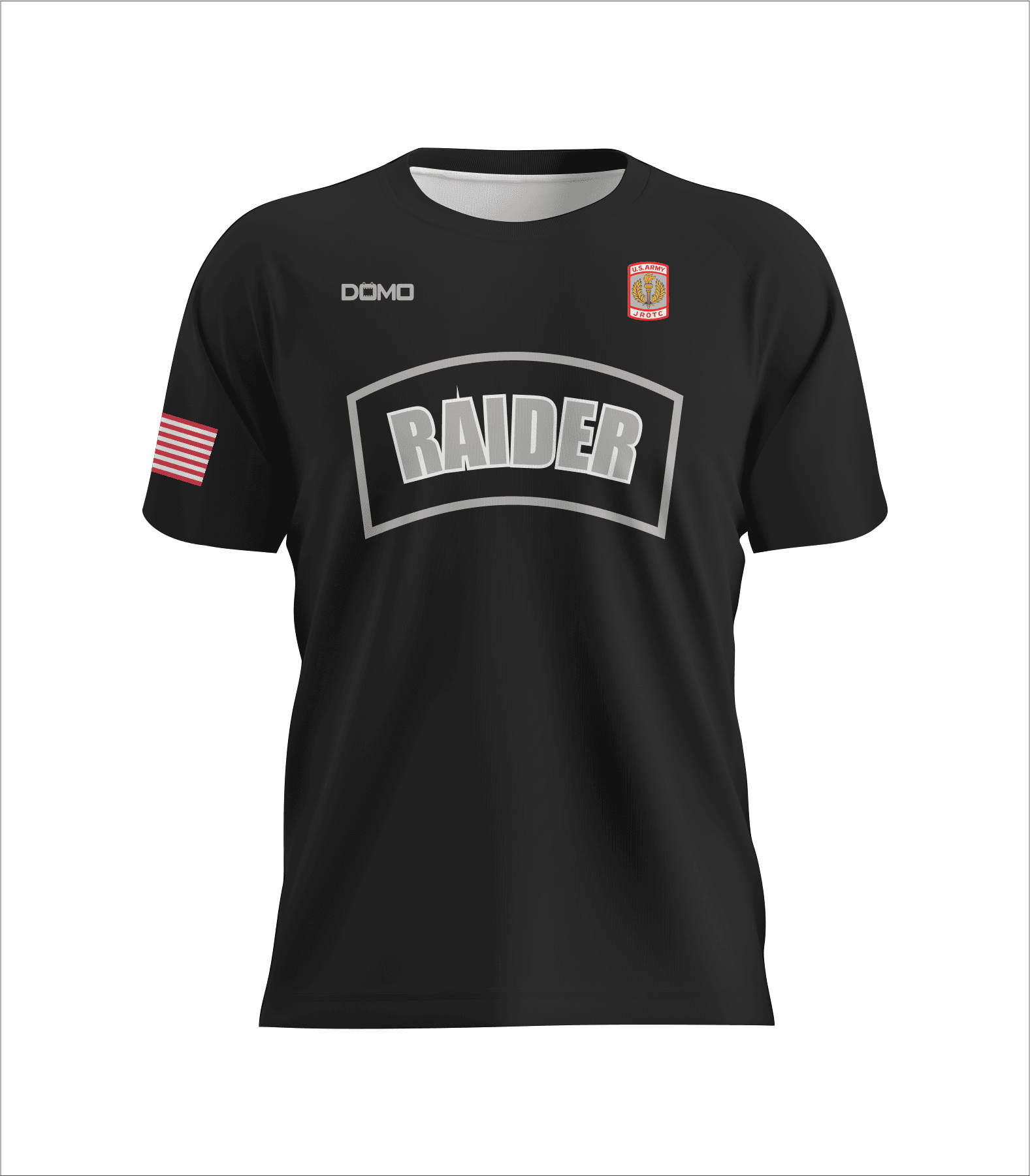 DriFit T-Shirt - Raines JROTC Black - Silver