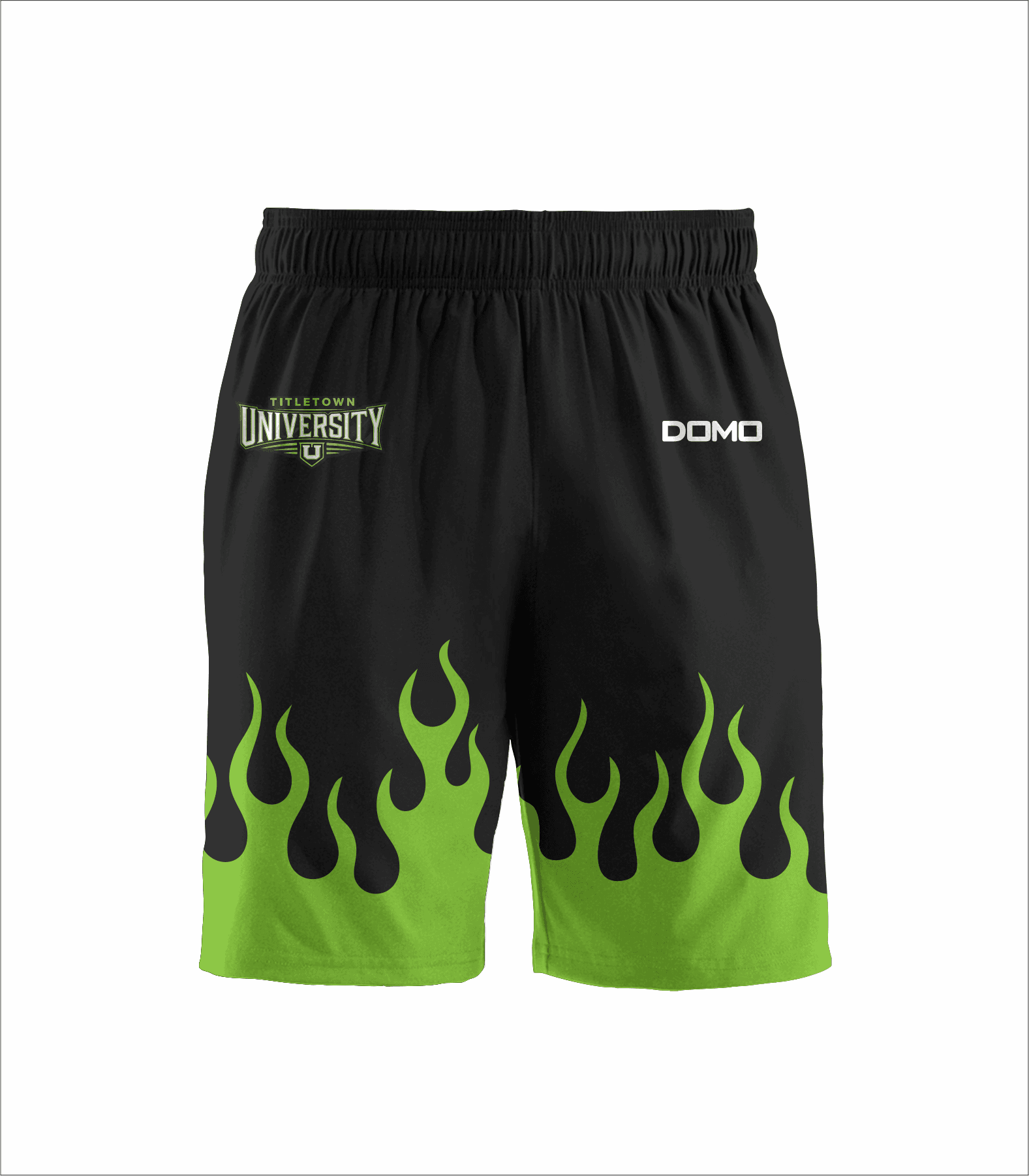 Titletown Titans - Athletic Sublimated Shorts - WITH Pockets-Black-Green