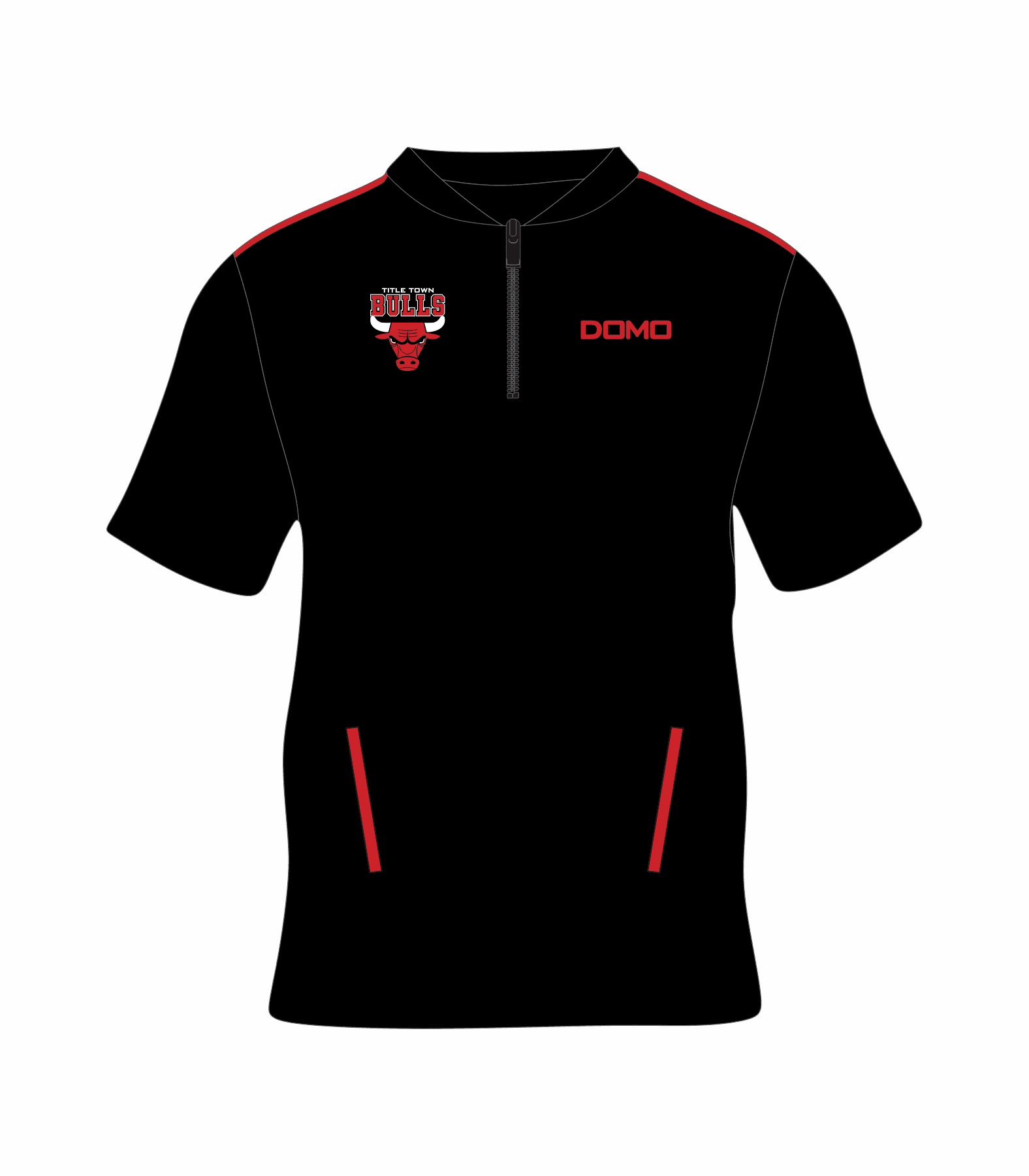 TitleTown Bulls Cage Jacket Black