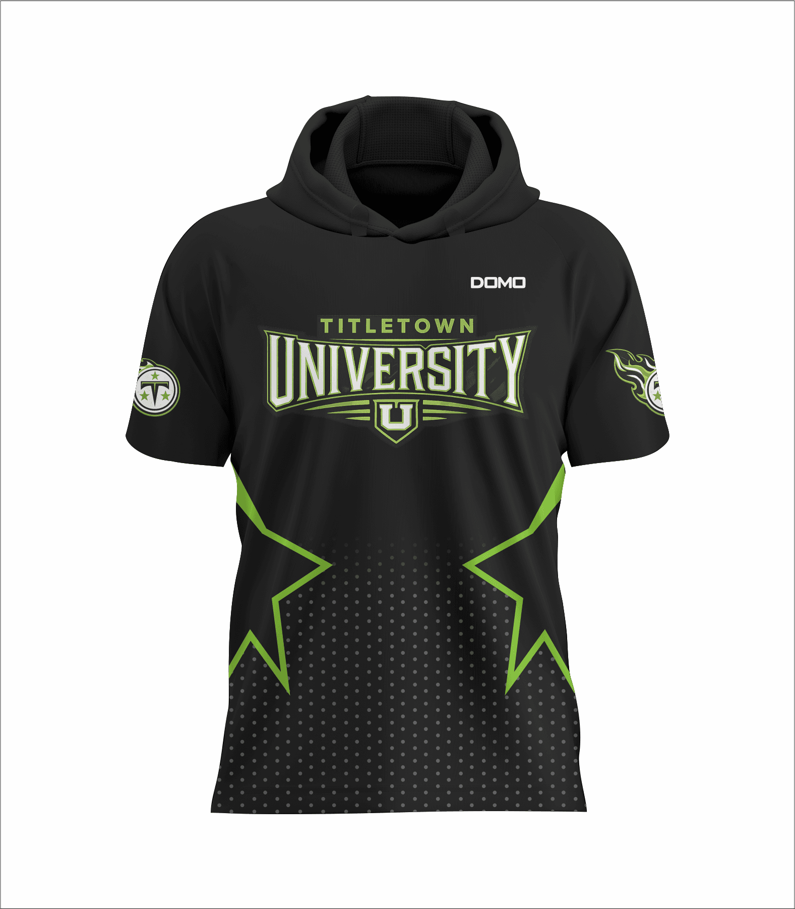 Titletown Titans - DriFit-TShirt-With-Hood