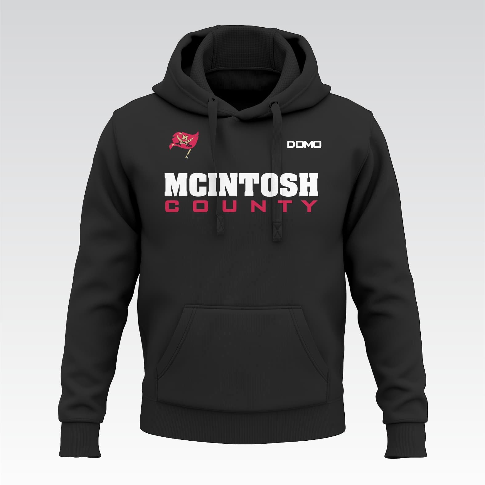 McIntosh County Hoodie- Black