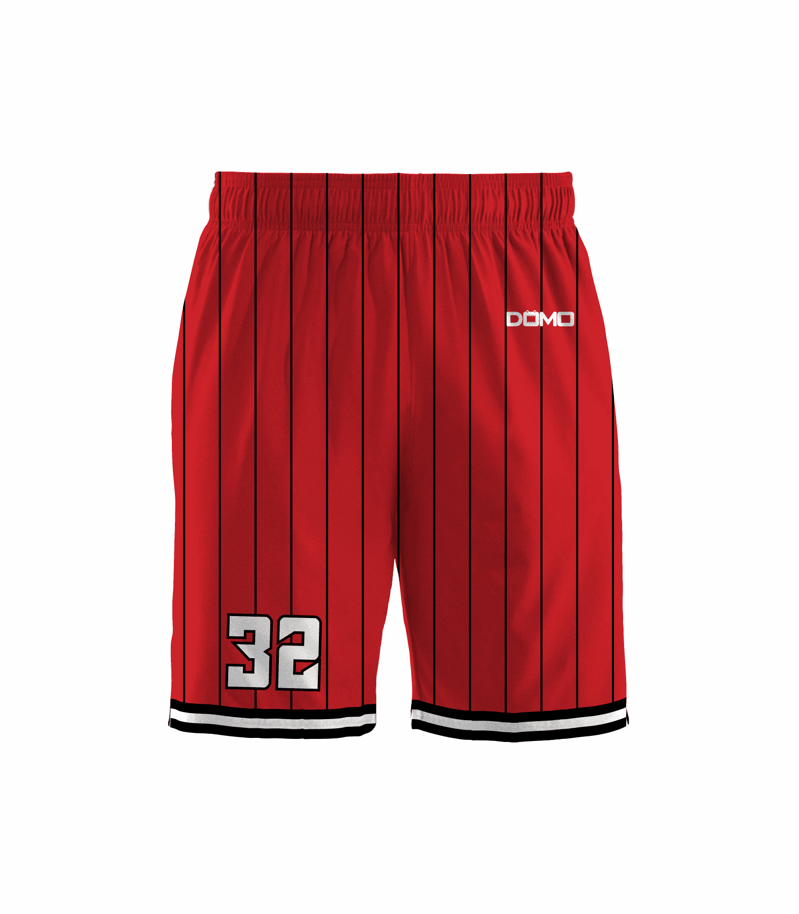 TitleTown Bulls Shorts Red